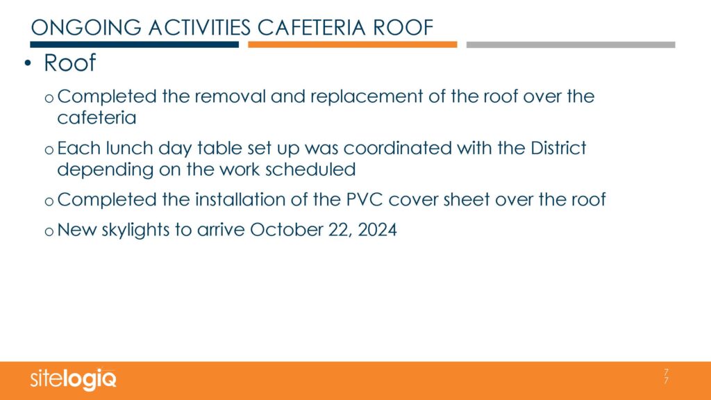 Bethel Park School District - Independence Middle School Project Update October 2024_Page_7