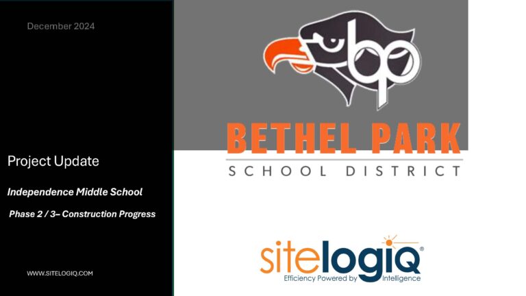 Bethel Park School District - Independence Middle School Project Update December 2024_Page_1